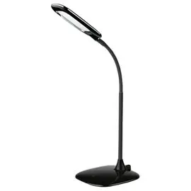 Lampe de bureau MIKA à bras flexible LED 5W noir photo du produit