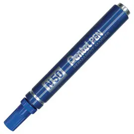 Marqueur à encre indélébile N50 pointe ogive - Bleu - PENTEL photo du produit