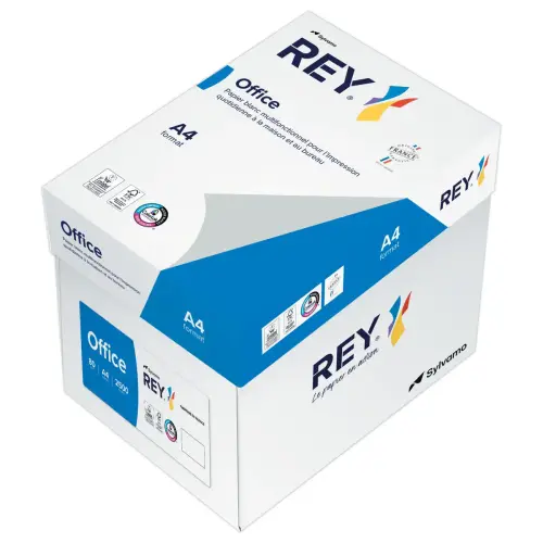 5 Ramettes de papier blanc - A4 - 80g - REY OFFICE photo du produit