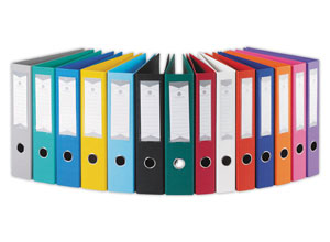 Classeur à levier - Dos 7,5 cm - Orange - FIDUCIAL photo du produit