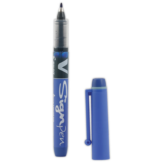 Feutre &agrave; encre liquide V Sign Pen - Bleu - PILOT photo du produit