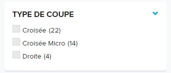 Type de coupe destructeur de documents