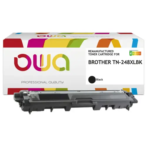 Toner équivalent Brother TN-248BKXL - Noir - Owa photo du produit