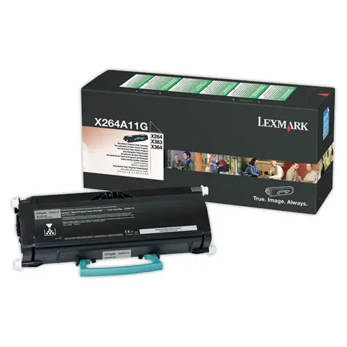 Toner LEXMARK noir 0X264A11G photo du produit