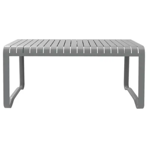 Table repas VERANO - Extérieur - 6 places - Gris alu - Officepro photo du produit
