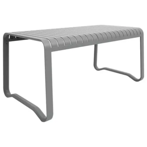 Table repas VERANO - Extérieur - 6 places - Gris alu - Officepro photo du produit