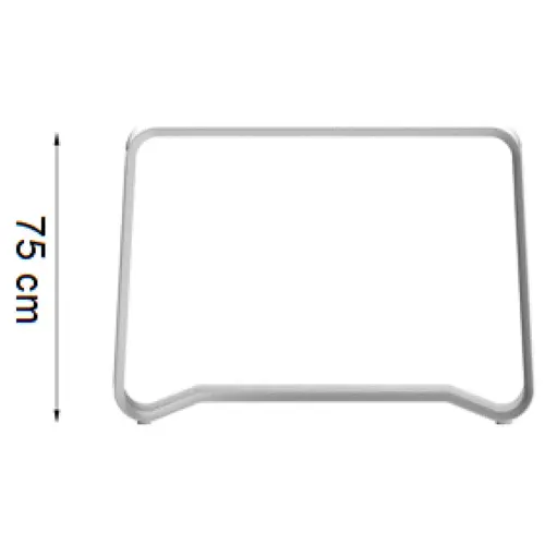 Table repas VERANO - Extérieur - 6 places - Gris alu - Officepro photo du produit
