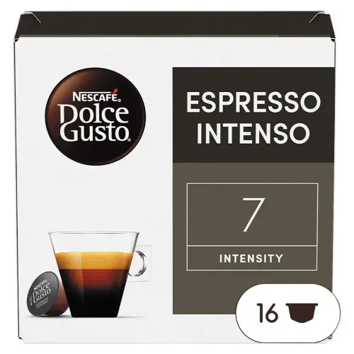 16 Capsules Dolce Gusto Espresso Intenso - Intensité 7 - Compatibles Nespresso - DOLCE GUSTO photo du produit