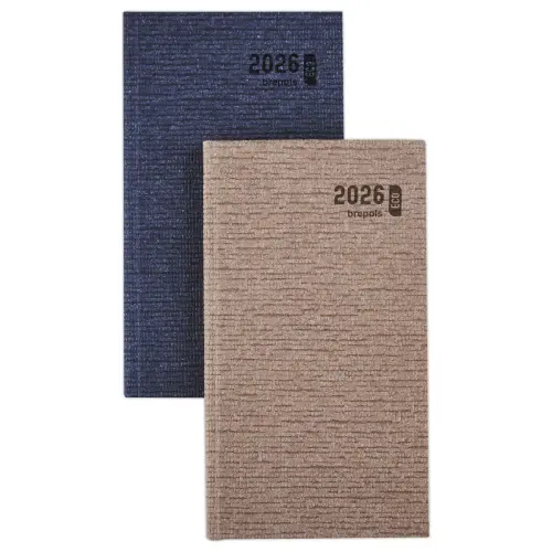 Agenda semainier Ecorama - 9x16 cm - Assortis - Janvier à décembre - BREPOLS photo du produit