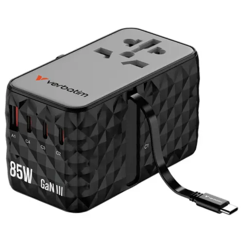 Adaptateur universel de voyage 85W GaN photo du produit