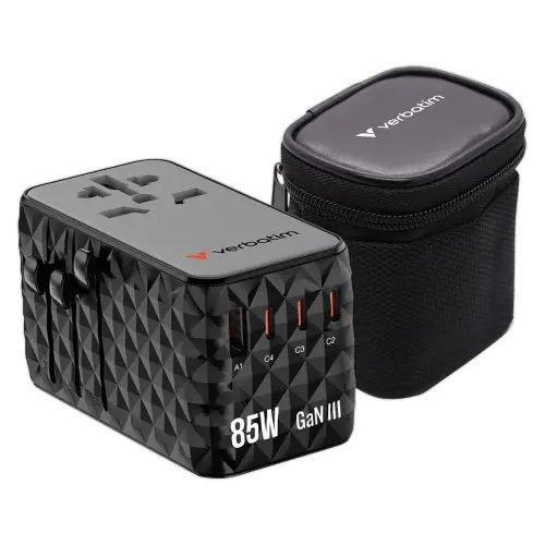 Adaptateur universel de voyage 85W GaN photo du produit