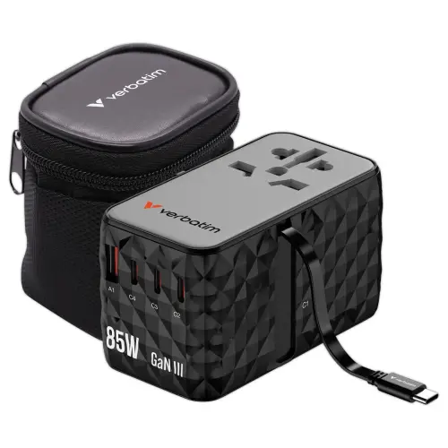 Adaptateur universel de voyage 85W GaN photo du produit