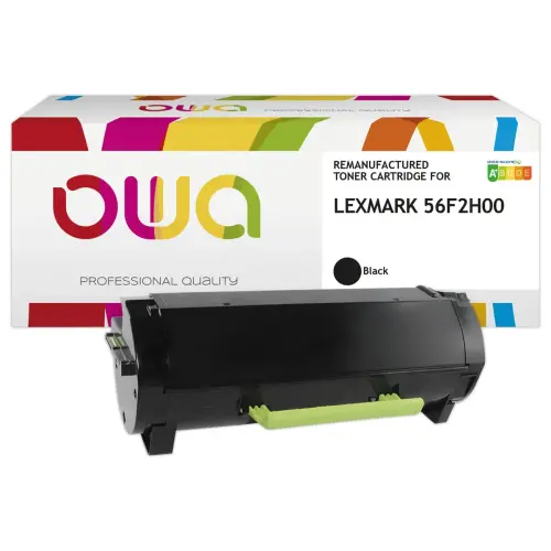 Toner haute capacit&eacute;  Lexmark 56F2H00  remanufactur&eacute; OWA photo du produit