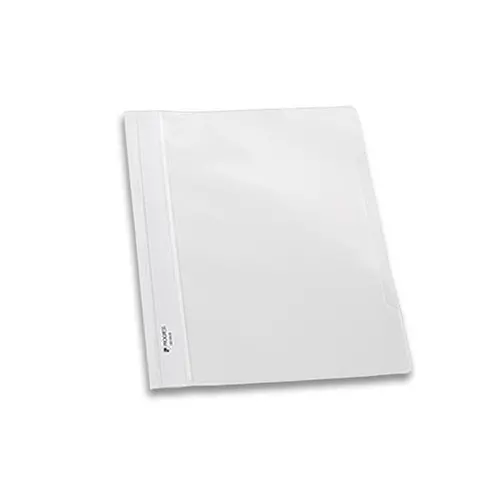 Chemise de présentation blanche à lamelles A4 pour 100 feuilles - Blanc photo du produit