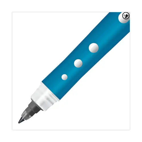 Roller worker + colorful - Encre liquide - Pointe conique  - Bleu - STABILO photo du produit