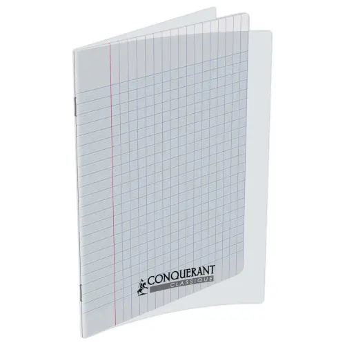 Cahier polypropylène piqûre 48P SEYES 90g 170x220 incolore photo du produit