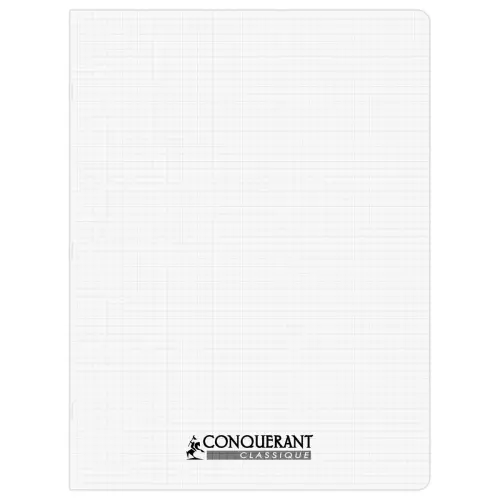 Cahier polypropylène piqûre 96P 5X5 90g photo du produit