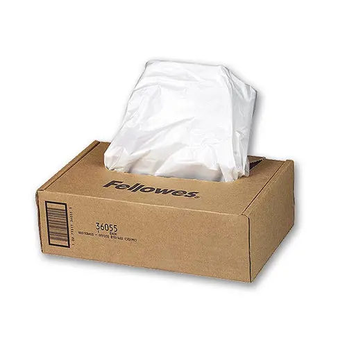 50 Sacs plastique pour destructeurs – 165L – FELLOWES photo du produit