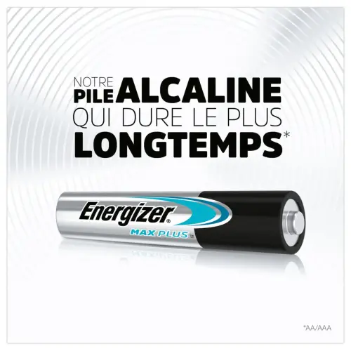20 Piles alcalines LR6 (AA) Max Plus - ENERGIZER photo du produit