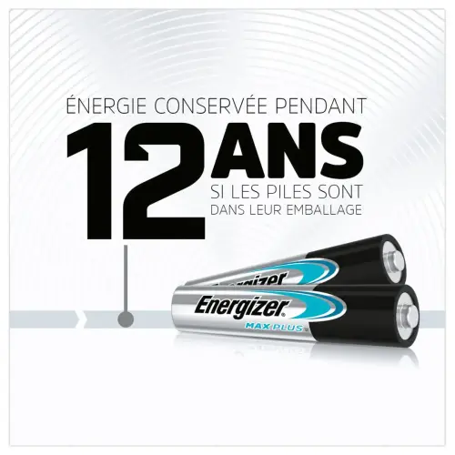 20 Piles alcalines LR6 (AA) Max Plus - ENERGIZER photo du produit