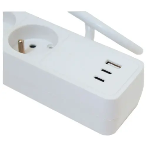 Blocs 5 prises - Avec USB et interrupteur - C&acirc;ble 1,5m photo du produit