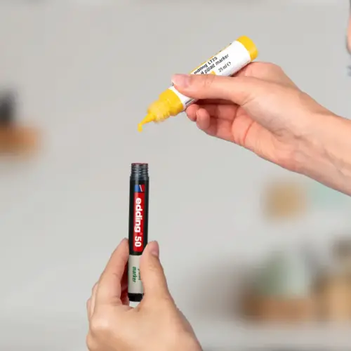 Recharge pour marqueur peinture E50 - Jaune - Edding photo du produit