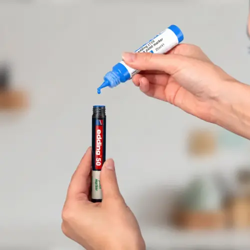 Recharge pour marqueur peinture E50 - Bleu - Edding photo du produit