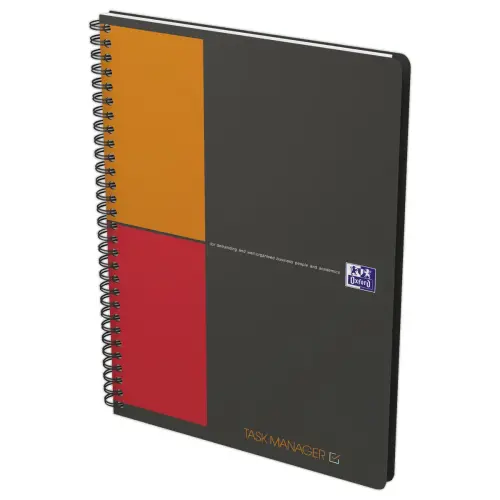 Cahier spirale Task Manager - 19.9 x 25 cm - 160 pages - Oxford photo du produit