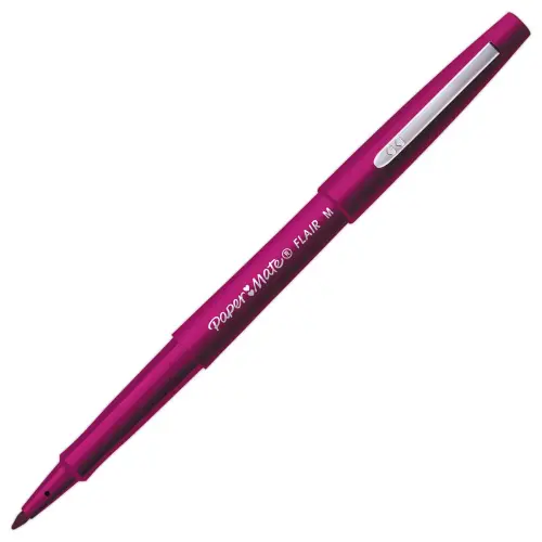 Feutre FLAIR - &Eacute;criture moyenne - Magenta - Papermate photo du produit