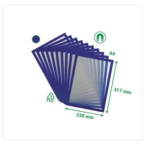 2 Cadre Magneto magn&eacute;tique noir A4 - Tarifold photo du produit