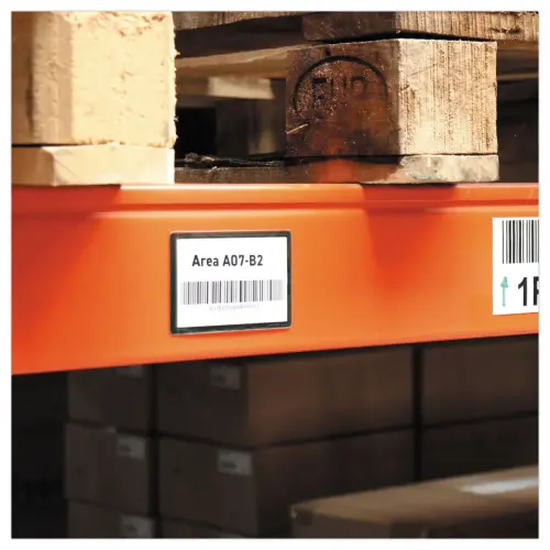 50 Pochettes logistique adh&eacute;sives - 10 x 3,8 cm - Bleu - Durable photo du produit