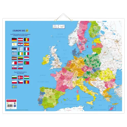 5 Calendriers de banque Europe - 55 x 43 cm - BOUCHUT-GRANDREMY photo du produit