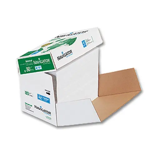 Carton de 5 ramettes/2 500 feuilles papier blanc A4 80g/m²