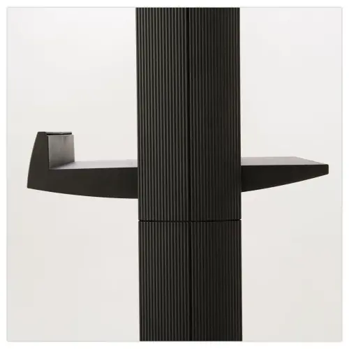 Pr&eacute;sentoir de sol mobile 5 tablettes - 35 x 38,5 x 167,5 cm photo du produit
