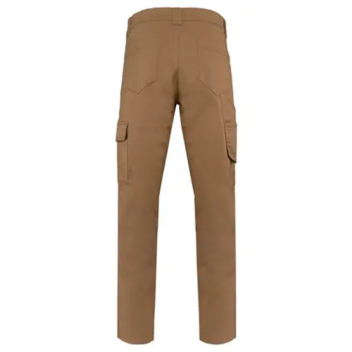 Pantalon stretch coton - Taille 48 - Camel photo du produit