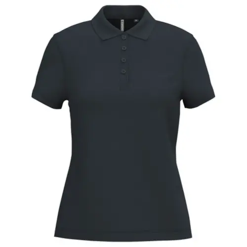Polo piqu&eacute; manches courtes femme navy taille 4xl photo du produit