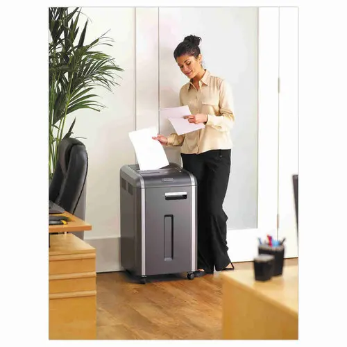 Destructeur de documents manuel 225i - Coupe droite - Utilisation intensive - FELLOWES photo du produit