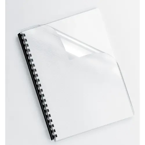 100 Couvertures Earth Series transparentes polypropyl&egrave;ne - A4 - Fellowes photo du produit