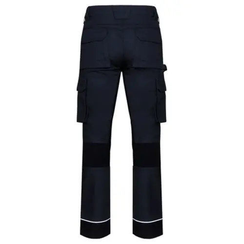 Pantalon de travail performance recyclé homme navy  / black taille 42 photo du produit