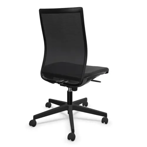 Siège ergonomique synchrone décalé Intrata - Assise gris foncée, dossier noir - Nowy Styl photo du produit