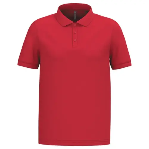 Polo homme - Manches courtes - Taille XL - Rouge photo du produit