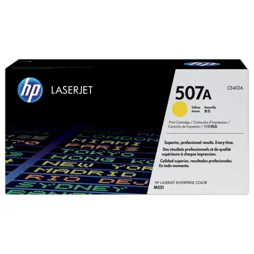 HP 507A CE402A toner jaune - HP photo du produit