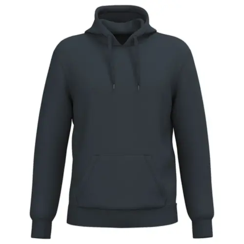 Sweat-shirt recycl&eacute; &agrave; capuche unisexe navy taille l photo du produit