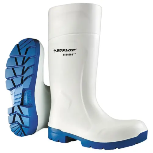 Paire Bottes s4 ci src - Taille 42 - Blanc et bleu - DUNLOP photo du produit