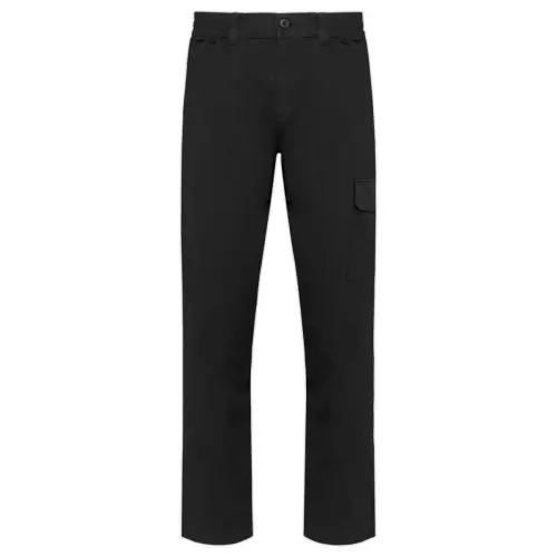Pantalon coton - Stretch - Taille 44 - Noir photo du produit