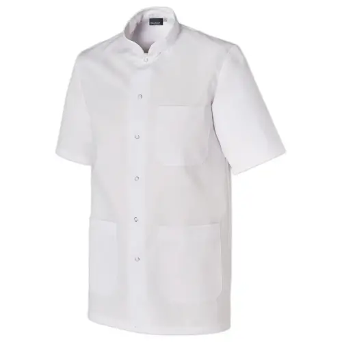 Tunique blanche homme manches courtes &ndash; ispahan hasson &ndash; blanc &ndash; t.1 photo du produit