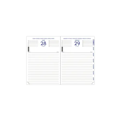 Agenda journalier Winner - 12 x 17 cm - Août à juillet - bleu foncé - EXACOMPTA photo du produit