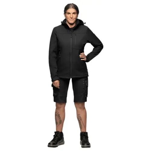 Bermuda de travail multipoches annika pour femme – noir – taille 38 photo du produit