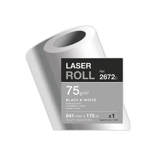 Rouleau de papier blanc pour copieur Clairefontaine 0,841x175 m - 75g photo du produit