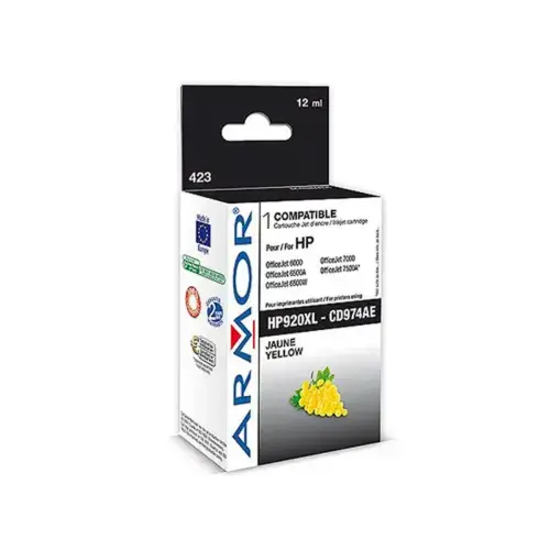 Cartouche éq. HP 920XL - Haute capacité - Jaune - OWA photo du produit